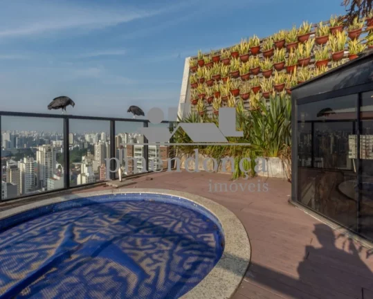 Imagem Cobertura Duplex, terraço, churrasqueira, jardim vertical, adega, piscina, 4 vagas, lazer completo,