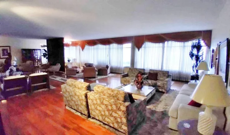 Imagem LEME (AV.ATLÂNTICA) FRONTAL MAR 430m2 AND.MÉDIO SALÃO 4QTS(1ST) 2DEPS 2VGS
