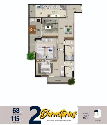 Imagem Apartamento à Venda em Aviação, Praia Grande - SP