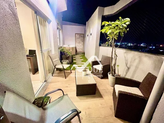 Imagem Cobertura com 3 dormitórios à venda, 158 m² por R$ 960.000,00 - Encruzilhada - Santos/SP