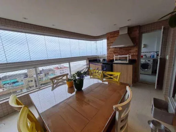 Imagem Apartamento com 3 dormitórios à venda, 135 m² por R$ 960.000,00 - Aviação - Praia Grande/SP