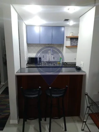 Imagem Apartamento à venda em Moema, São Paulo-SP: 1 quarto, 1 sala, 1 banheiro, 1 vaga, 40,00 m² de área.