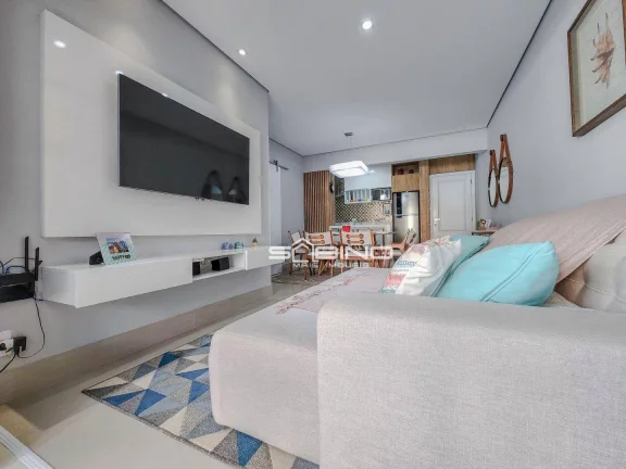 Imagem Belíssimo apartamento Pé na Areia à venda 50 metros da praia, vista para o Mar, na Riviera de São Lourenço - Bertioga S/P.