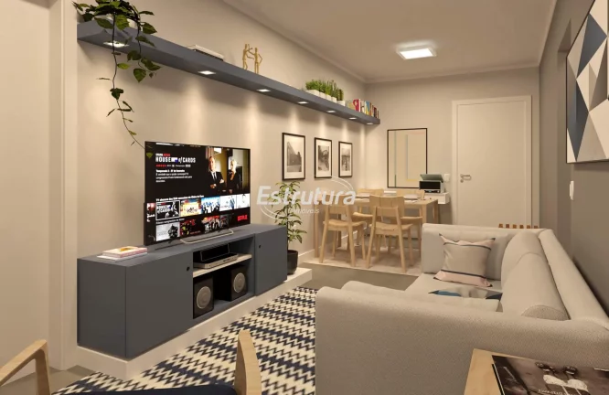 Apartamento de um dormitório no cento a 50 metros da UFN.