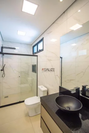 Imagem Sobrado moderno com 3 dormitórios e escritório à venda, 222 m² por R$ 1.550.000 - Condomínio Park Gran Reserve - Indaiatuba/SP