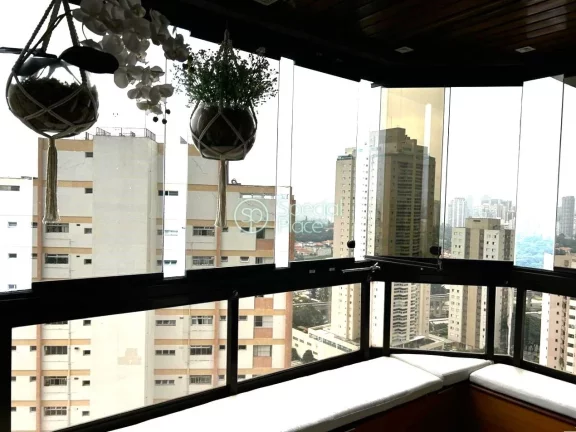 Imagem Cobertura a venda no Campo Belo Com uma vista deslumbrante, essa cobertura tem uma planta bem legal ...