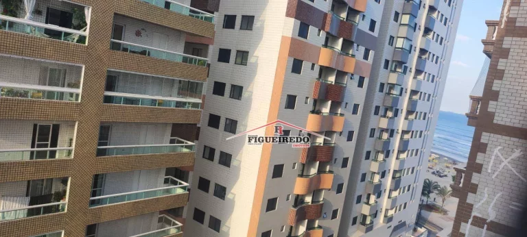 Imagem Apartamento com 2 dormitórios à venda, 77 m² por R$ 375.000,00 - Vila Assunção - Praia Grande/SP