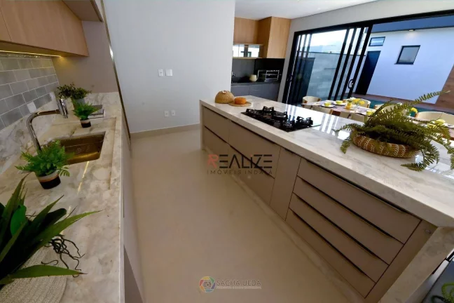 Imagem Casa moderna com 3 suítes e escritório à venda, por R$ 2.100.000 - Condomínio Próximo Parque Ecológico - Indaiatuba/SP
