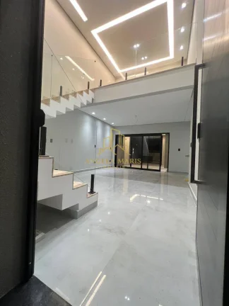Imagem Casa Sobrado, 3 dormitórios ( 1 suíte), 4 vagas, Santa Mônica, Caçapava.