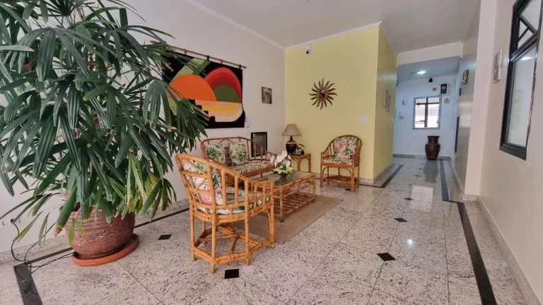 Imagem Apartamento com 3 dormitórios à venda, 98 m² - Tombo - Guarujá/SP
