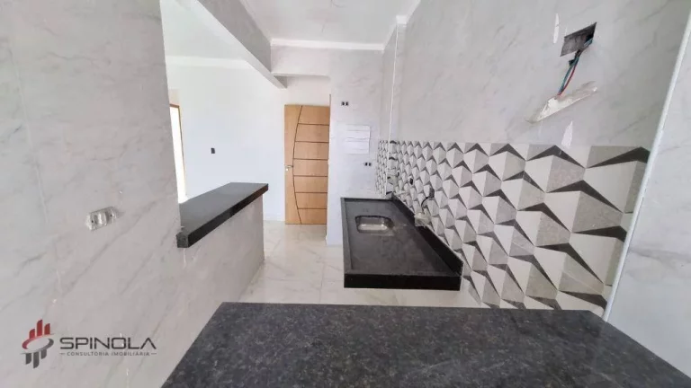 Imagem Apartamento com 2 dormitórios à venda, 75 m² por R$ 489.000,00 - Vila Caiçara - Praia Grande/SP