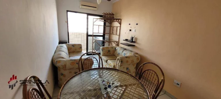 Imagem Apartamento com 1 dormitório à venda, 55 m² por R$ 300.000,00 - Aviação - Praia Grande/SP