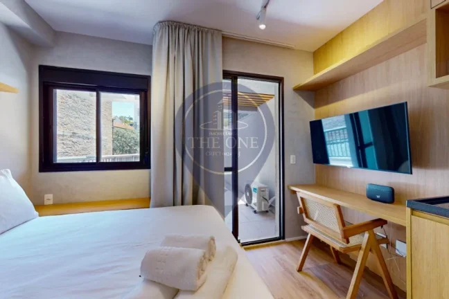 Imagem Apartamento de Luxo no Jardim das Bandeiras: 1 quarto, 1 suíte, 1 banheiro, 38m² - Venda ou Locação em São Paulo-SP!