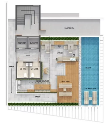 Imagem Apartamento à venda, 59 m² por R$ 734.900,00 - Manaíra - João Pessoa/PB