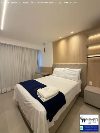 Imagem BEACH CLASS SALVADOR - SEU LUXO E LAZER À BEIRA-MAR EM ONDINA 2/4  60 M VISTA AVENIDA  COM INFRA E UMA VAGA