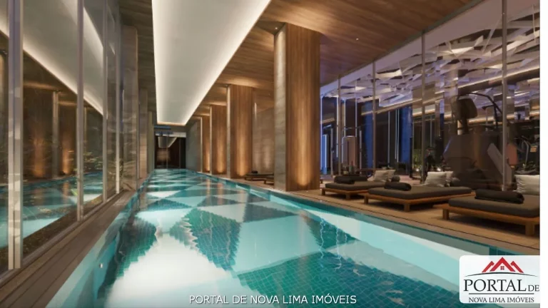 Imagem Apartamentos de Luxo no Gutierrez: 182m² e 188m², 4 Quartos, Área de Lazer Completa e 4 Vagas de Garagem