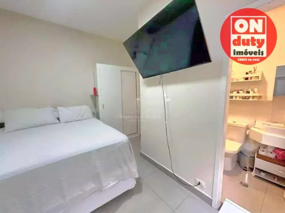 Imagem Apartamento com 2 quartos à venda, 70 m² por R$ 480.000 - Embaré - Santos/SP