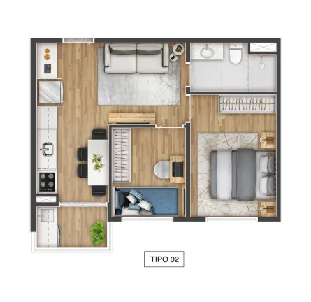 Imagem Boulevard Botânico - Residencial - Boulevard Botânico - Residencial