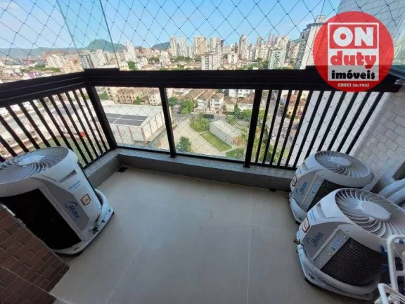 Imagem Apartamento com 2 quartos à venda, 82 m² por R$ 1.300.000 - Aparecida - Santos/SP