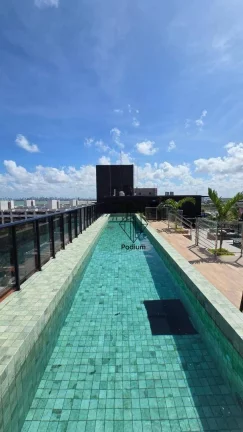 Imagem Flat com vista definitiva para o mar no Bairro Ponta de Campina/Cabedelo- FL0808.