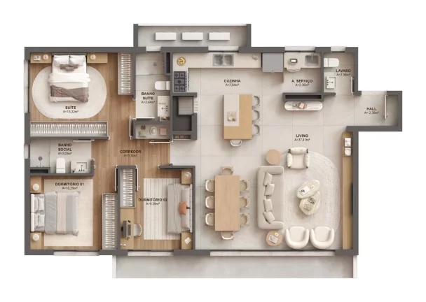 Imagem Apartamento à venda no bairro Menino Deus - Porto Alegre/RS