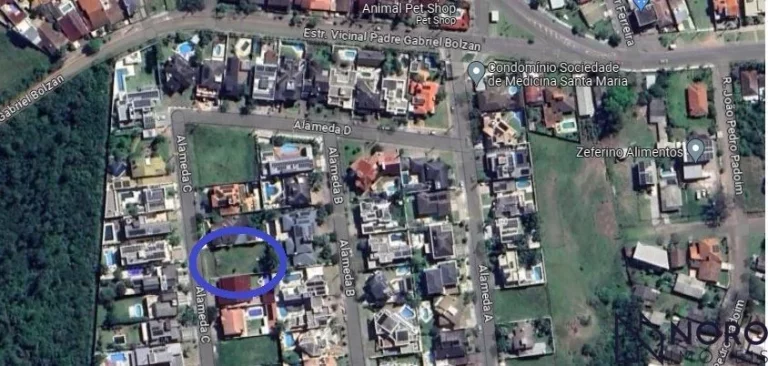 Imagem Terreno Sociedade de Medicina Santa Maria