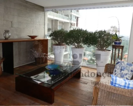 Imagem Apartamento com living para 03 ambientes, terraço, lavabo, 04 dormitório sendo 04 suítes, banheir...