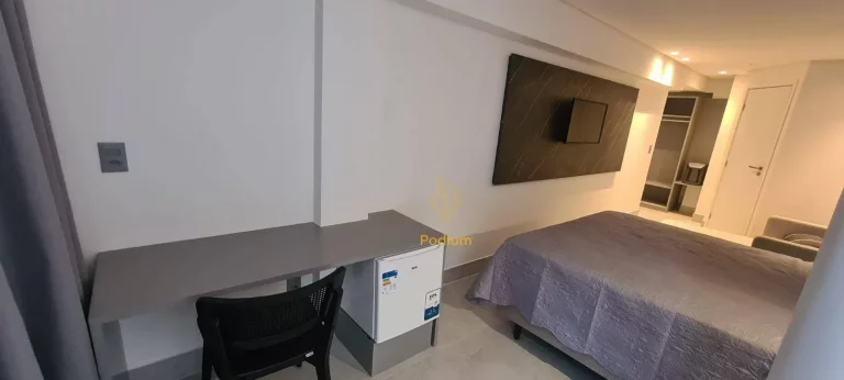 Imagem Flat com projetados e vista para o mar da praia de Manaíra -FL0075