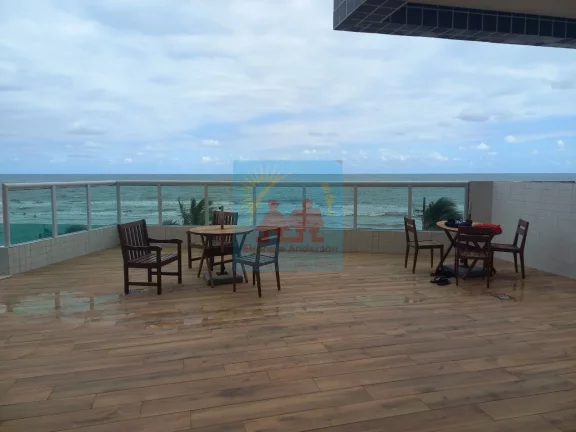 Imagem Título: "Apartamento de 2 Dormitórios na Praia de Mongaguá - Varanda Gourmet e Vista para o Mar - Lazer Completo, 540mil