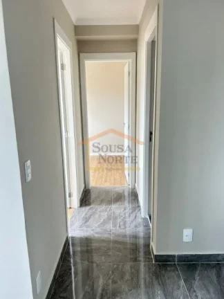 Imagem Apartamento com 39m², 2 dormitórios, sala 2 ambientes, sacada, cozinha, área de serviço. Cozinha...