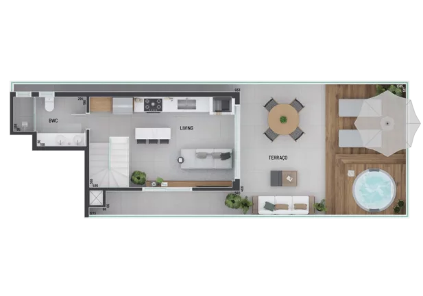 Imagem Saint Maartan - Breve Lançamento - Apartamento à venda no bairro Portão - Curitiba/PR