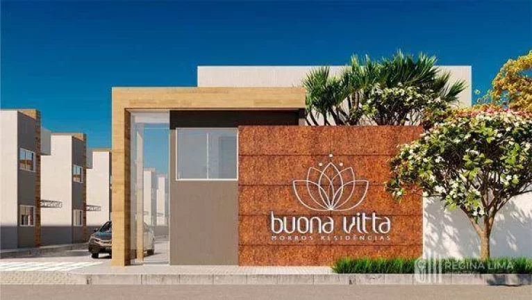 Imagem Casa duplex em construção, 3 dormitórios à venda por R$ 420.000,00- Condomínio BUONA VITTA - Morros - Teresina/PI