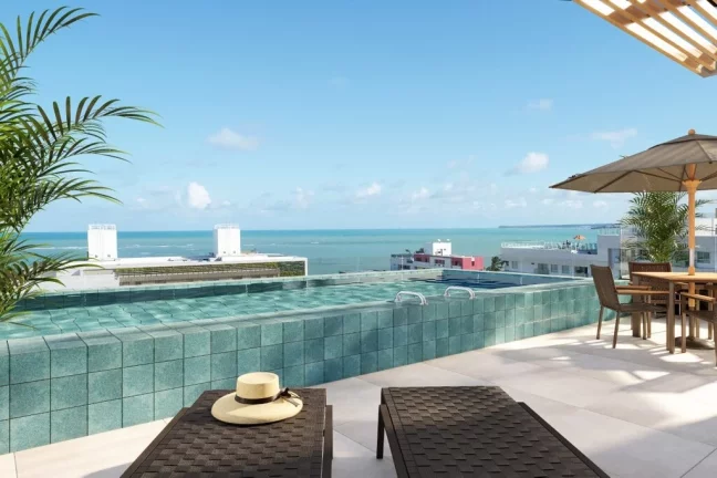 Imagem Apartamento Garden à venda em João Pessoa, Jardim Oceania, com 1 quarto, 40,6m2