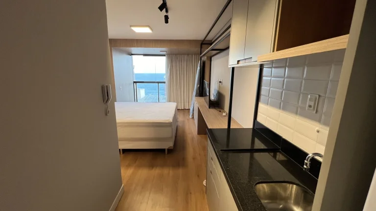 Imagem Flat à venda na Barra, Salvador - Mobiliado com vista para o mar