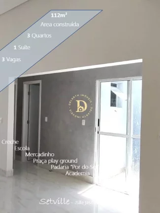 Imagem Casa - SetVille Altos de São José - SJCampos - 3 Dormitórios (1 Suíte)