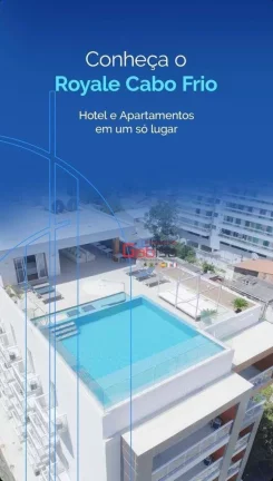 Imagem Apartamento com 1 dormitório à venda, 42 m² por R$ 500.000 - São Bento - Cabo Frio/RJ