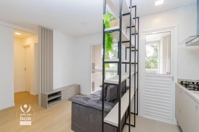 Imagem Lindo apartamento novo, com 2 quartos (1 suíte), sacada com churrasqueira à venda por R$ 551.023,26 - Tingui - Curitiba/PR