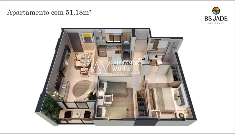 Imagem BS JADE RESIDENCE - APARTAMENTOS À VENDA, JOAQUIM TAVORA, FORTALEZA-CE.