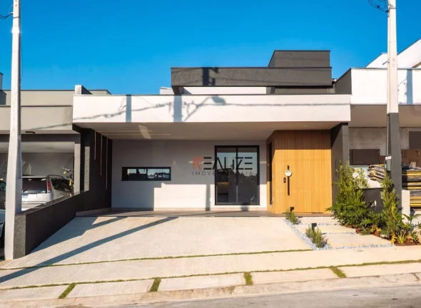 Imagem Casa moderna com 3 dormitórios à venda, 133 m² por R$ 1.230.000 - Condomínio Park Gran Reserve - Indaiatuba/SP