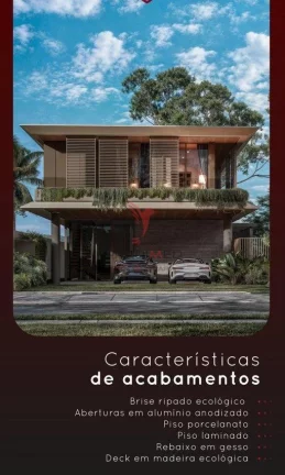 Imagem Magnífica Casa com 4 Suites, Jardim Suspenso, Piscina, 4 Vagas de Garagem,em Porto Belo