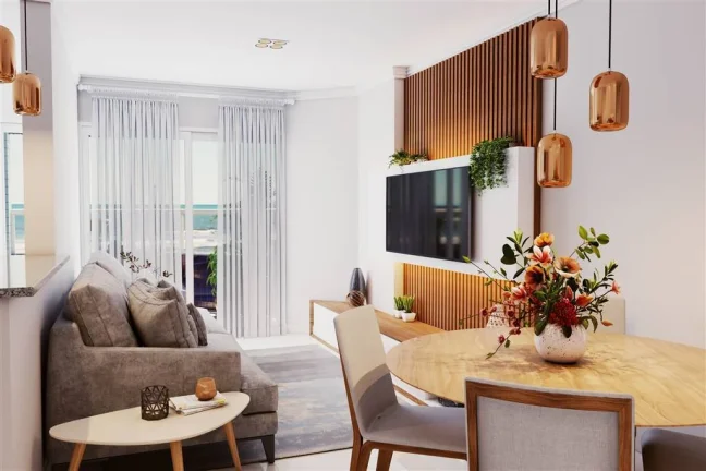 Imagem APARTAMENTO COM 75.52 m² - CAIÇARA - PRAIA GRANDE SP
