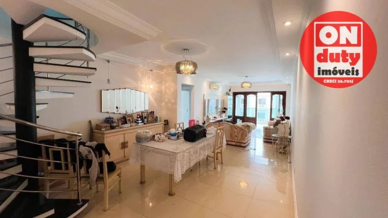 Imagem Cobertura com 4 dormitórios à venda, 404 m² por R$ 1.700.000,00 - Ponta da Praia - Santos/SP