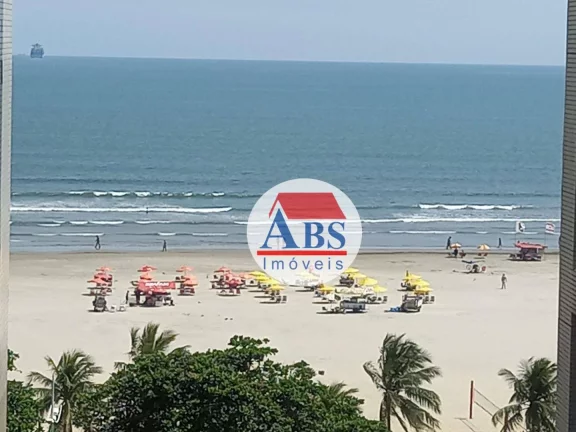 Imagem Apartamento com 2 dormitórios à venda, 90 m² por R$ 340.000 - Gonzaga - Santos/SP Vista para o mar