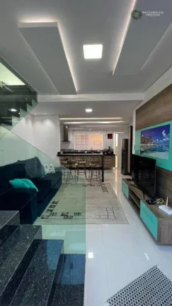 Imagem Sobrado à venda, 85 m² por R$ 468.000,00 - Caiçara - Praia Grande/SP
