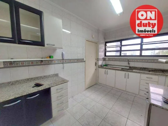 Imagem Apartamento para alugar, 130 m² por R$ 6.300,00/mês - José Menino - Santos/SP
