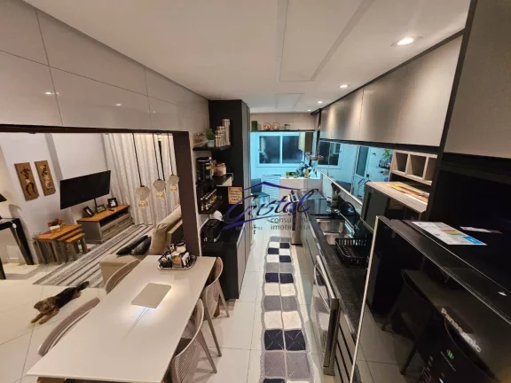 Imagem Apartamento com 3 dormitórios à venda, 121 m² por R$ 970.000 - Boqueirão - Praia Grande/SP