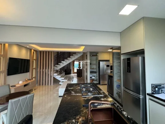Imagem Sobrado com 3 dormitórios à venda, 218 m² por R$ 2.250.000,00 - Residencial Villa D'Aquila - Piracicaba/SP