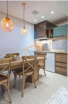 Imagem Apartamento 1 dormitório, sendo suite, sala ampliada, varanda gourmet com churrasqueira automatizad...