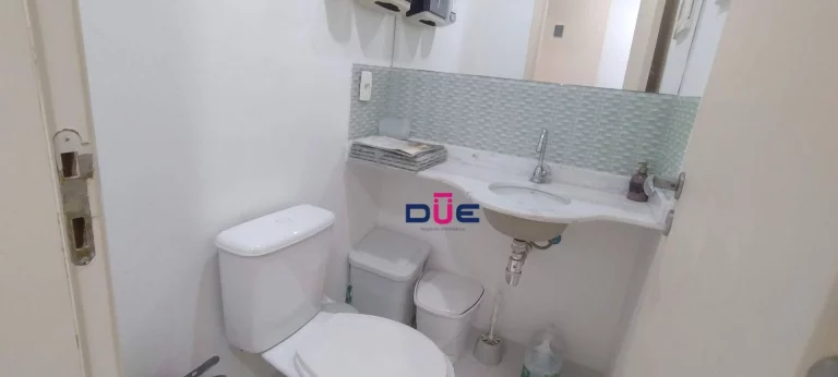 Imagem Sala comercial completa com sala de reunião e copa na Vila Rica, Santos