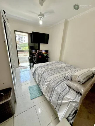 Imagem Apartamento com 1 dormitório à venda, 57 m² por R$ 349.000 - Vila Guilhermina - Praia Grande/SP